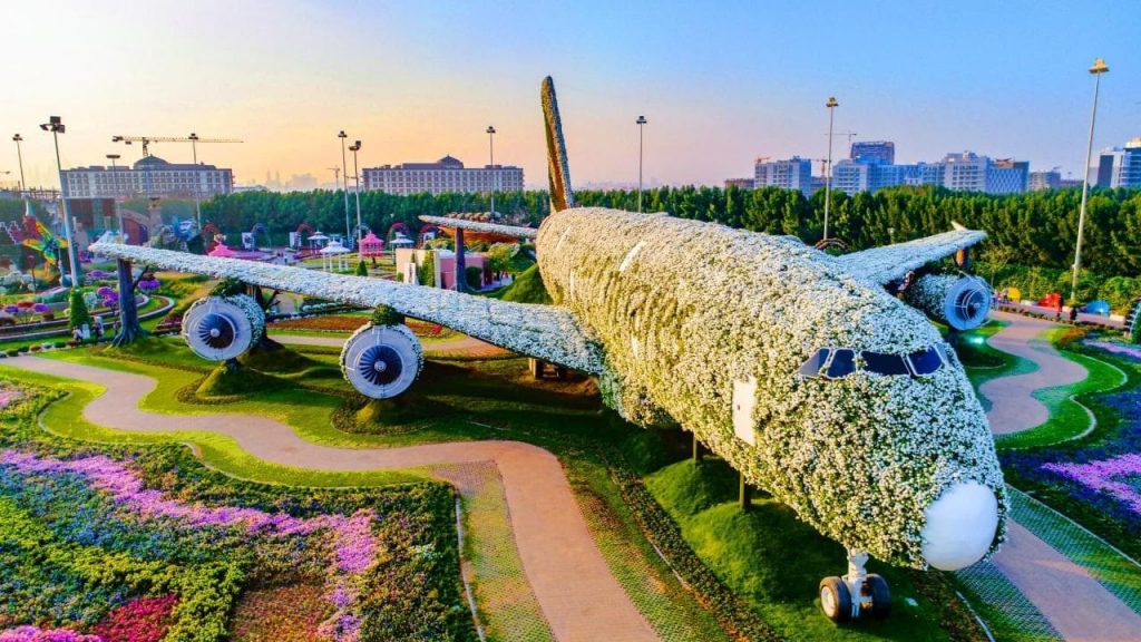 Літак з квітів в Дубаї потрапив в Книгу рекордів Гіннесса
